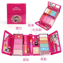 Load image into Gallery viewer, girls Frozen snow princess elsa anna Beauty  Makeup toys with Box Nail polish Eyeshadow Blush Play Makeup  Fashion Toys