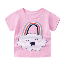 Load image into Gallery viewer, Girls Princess Night Gown Cotton Nighty Summer Short Unicorn Nightgown Kids Fashion Nightdress Cartoon Child Baby Sleeping Dress
