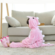 Load image into Gallery viewer, Children's Sleepwear for Boys Girls Unicorn Pajamas Flannel Kids Stich Unicornio Pijamas Set Animal Winter Onesies dinosaur