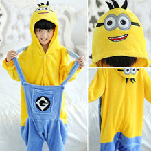 Load image into Gallery viewer, Children's Sleepwear for Boys Girls Unicorn Pajamas Flannel Kids Stich Unicornio Pijamas Set Animal Winter Onesies dinosaur
