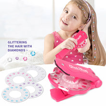 Load image into Gallery viewer, 180 Gems Blingers Deluxe Set Girls Toys Pretend Play Jewel Refill Set DIY Girls Hair Styling Tool Diamond Sticker Toys Gifts