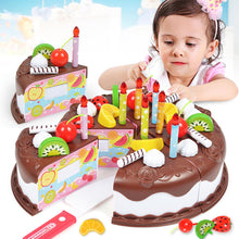 Load image into Gallery viewer, 37pcs/Sets Funny Toys Birthday Cake DIY Model Children Kids Early Educational Pretend Play Kitchen Food Plastic Toys