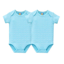 Load image into Gallery viewer, Baby 2 Pcs/lots Clothes Newborn Clothing Boys and Girls Footies Short Sleeve climbing  One Piece Overalls