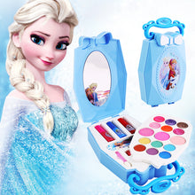 Load image into Gallery viewer, girls Frozen snow princess elsa anna Beauty  Makeup toys with Box Nail polish Eyeshadow Blush Play Makeup  Fashion Toys