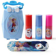 Load image into Gallery viewer, girls Frozen snow princess elsa anna Beauty  Makeup toys with Box Nail polish Eyeshadow Blush Play Makeup  Fashion Toys